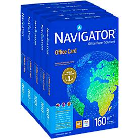 Navigator Office Card, DIN A3, 160 g/m², hochweiß, 1 Karton = 5 x 250 Blatt