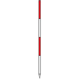 NEDO Fluchtstab 2m STA, steckbar, Stahl, Ø 24 mm, PVC-ummantelt, mit Spitze