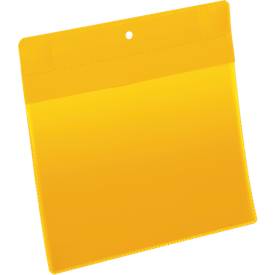 Neodym-Magnettaschen B 210 x H 148 mm (A5 quer), 10 Stück, gelb