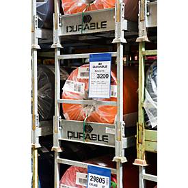 Neodym-Magnettaschen B 210 x H 297 mm (A4 hoch), 10 Stück, blau