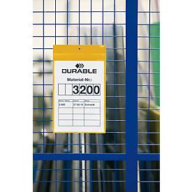 Neodym-Magnettaschen B 297 x 210 mm (A4 quer), 10 Stück, gelb