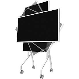 Neomounts by Newstar mobiler Monitorständer MOVE Go Flip FL50-515WH1, für 1 Samsung Flip Display mit 55' oder 65', höhenverstellbar, drehbar, neigbar