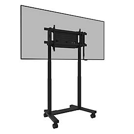 Neoumounts by Newstar mobiler Monitorständer FL55-975BL1 MOVE Lift XL, für 1 Display 75-115'/bis 160 kg, motorisiert, höhenverstellbar, Stahl, schwarz