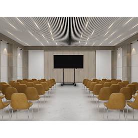 Neoumounts by Newstar mobiler Monitorständer FL55-975BL1 MOVE Lift XL, für 1 Display 75-115'/bis 160 kg, motorisiert, höhenverstellbar, Stahl, schwarz