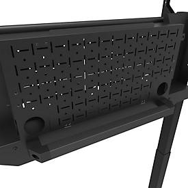 Neoumounts by Newstar mobiler Monitorständer FL55-975BL1 MOVE Lift XL, für 1 Display 75-115'/bis 160 kg, motorisiert, höhenverstellbar, Stahl, schwarz