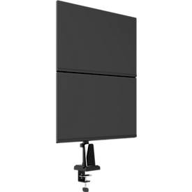 Neoumounts by Newstar Monitorarm DS60-600BL2V, für 2 Displays 10-32'/jeweils 9 kg, höhenverstell-/schwenk-/neigbar, Tischklemme, Stahl, schwarz