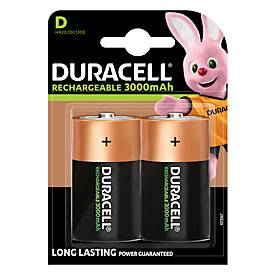 NiMH Akku Duracell Mono/D HR20, wiederaufladbar, 1,2 V, 2 Stück