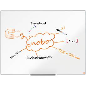 nobo Whiteboard Nano Clean, Stahl, weiß nanobeschichtet, magnethaftend, B 1200 x H 900 mm