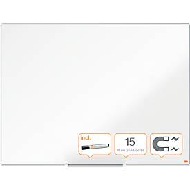 nobo Whiteboard Nano Clean, Stahl, weiß nanobeschichtet, magnethaftend, B 1200 x H 900 mm