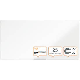 nobo Whiteboard Nano Clean, Stahl, weiß nanobeschichtet, magnethaftend, B 1800 x H 900 mm