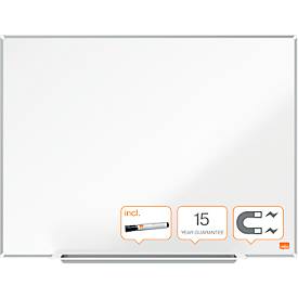 nobo Whiteboard Nano Clean, Stahl, weiß nanobeschichtet, magnethaftend, B 600 x H 450 mm