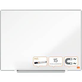 nobo Whiteboard Nano Clean, Stahl, weiß nanobeschichtet, magnethaftend, B 600 x H 450 mm