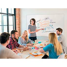 nobo Whiteboard Nano Clean, Stahl, weiß nanobeschichtet, magnethaftend, B 900 x H 600 mm