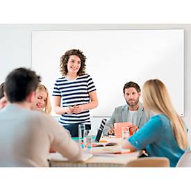 nobo Whiteboard Prestige, Stahl, weiß emailliert, magnethaftend, B 1800 x H 1200 mm