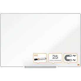 nobo Whiteboard Prestige, Stahl, weiß emailliert, magnethaftend, B 900 x H 600 mm