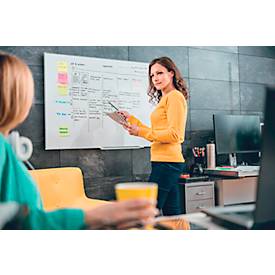 nobo Whiteboard Prestige, Stahl, weiß emailliert, magnethaftend, B 900 x H 600 mm