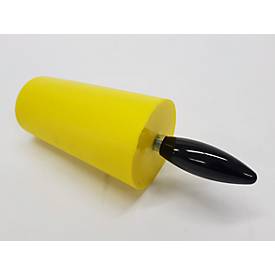 Notabdichtung für Gefahrstoffbehälter, Ø 60-92 mm, anschraubbarer Handgriff, PE