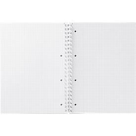 Notizbuch, DIN A4, kariert, 5 Stück