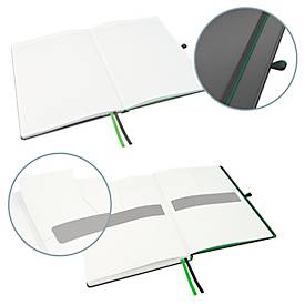 Notizbuch Leitz Complete, Format B5, 80 karierte Blatt, Hardcover-Einband, Lederoptik, FSC®-zertifiziert, schwarz