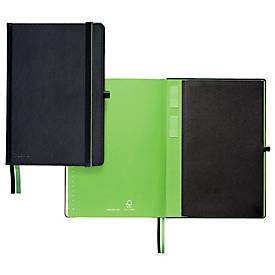 Notizbuch Leitz Complete, Format B5, 80 karierte Blatt, Hardcover-Einband, Lederoptik, FSC®-zertifiziert, schwarz