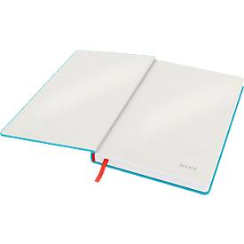 Notizbuch Leitz Cosy, DIN A5, kariert, 100 g/m² Papier, 80 Blatt, Hardcover, blau