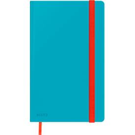 Notizbuch Leitz Cosy, DIN A5, kariert, 100 g/m² Papier, 80 Blatt, Hardcover, blau