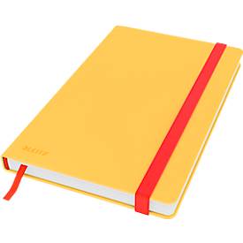 Notizbuch Leitz Cosy, DIN A5, kariert, 100 g/m² Papier, 80 Blatt, Hardcover, gelb