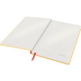 Notizbuch Leitz Cosy, DIN A5, kariert, 100 g/m² Papier, 80 Blatt, Hardcover, gelb