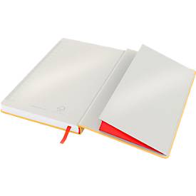 Notizbuch Leitz Cosy, DIN A5, kariert, 100 g/m² Papier, 80 Blatt, Hardcover, gelb