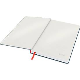 Notizbuch Leitz Cosy, DIN A5, kariert, 100 g/m² Papier, 80 Blatt, Hardcover, grau