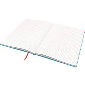 Notizbuch Leitz Cosy, DIN B5, kariert, 100 g/m² Papier, 80 Blatt, Hardcover, blau