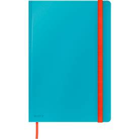 Notizbuch Leitz Cosy, DIN B5, kariert, 100 g/m² Papier, 80 Blatt, Hardcover, blau