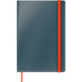 Notizbuch Leitz Cosy, DIN B5, kariert, 100 g/m² Papier, 80 Blatt, Hardcover, grau