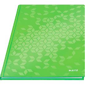 Notizbuch Leitz WOW, Format A4, 80 karierte Blatt, Hardcover-Einband, FSC®-zertifiziert, grün