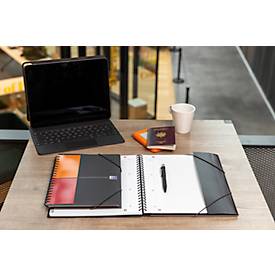 Notizbuch Oxford International Meetingbook, DIN A4, Optik Paper®, 80g/m², 80 Blatt, 1 Stück, kariert