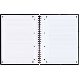 Notizbuch Oxford International Meetingbook, DIN A4, Optik Paper®, 80g/m², 80 Blatt, 1 Stück, kariert