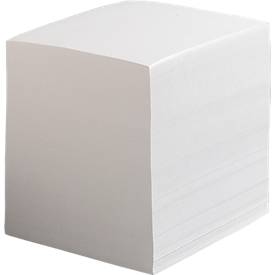 Notizzettel, 700 Blatt, zum Nachfüllen einer Zettelbox, 98x98x83 mm, weiß