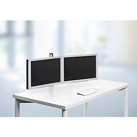 Novus Monitor-Schwenkarm TSS Duo 505, für 2 Monitore, Klemme 14 bis 40 mm, 2 x Faltarm