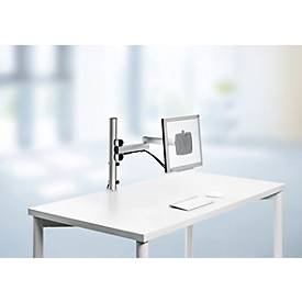 Novus Monitor-Schwenkarm TSS Single 450, Klemme 14 bis 40 mm, H 445 mm, Faltarm