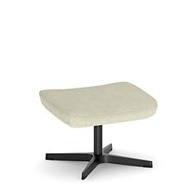 Nowy Styl beensteun Barrique, voor draaistoel Barrique, tot 110 kg, polyester bekleding/aluminium, bruin/zwart