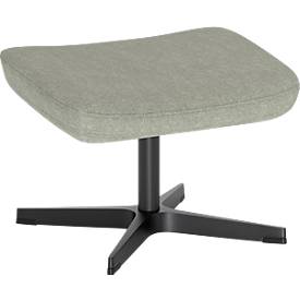 Nowy Styl Beinauflage Barrique, für Drehsessel Barrique, bis 110 kg, Polyesterbezug/Aluminium, sagegrün/schwarz