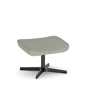 Nowy Styl Beinauflage Barrique, für Drehsessel Barrique, bis 110 kg, Polyesterbezug/Aluminium, sagegrün/schwarz