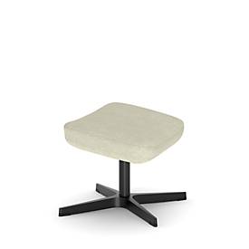 NowyStyl Beinauflage Barrique, für Drehsessel Barrique, bis 110 kg, Polyesterbezug/Aluminium, braun/schwarz