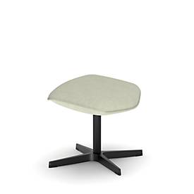 NowyStyl Beinauflage Otuli, für Drehsessel Otuli, bis 110 kg, Polyesterbezug/Aluminium, beige-schwarz