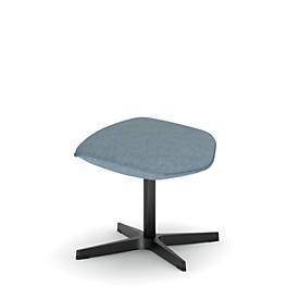 NowyStyl Beinauflage Otuli, für Drehsessel Otuli, bis 110 kg, Polyesterbezug/Aluminium, denimblau/schwarz