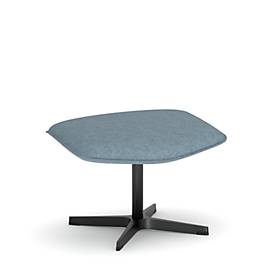 NowyStyl Beinauflage Otuli, für Drehsessel Otuli, bis 110 kg, Polyesterbezug/Aluminium, denimblau/schwarz