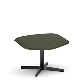 NowyStyl Beinauflage Otuli, für Drehsessel Otuli, bis 110 kg, Polyesterbezug/Aluminium, forest dunkelgrün/schwarz