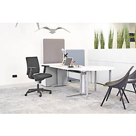 NowyStyl Bürostuhl Intrata, mit Armlehnen, Synchronmechanik, Muldensitz, schwarz