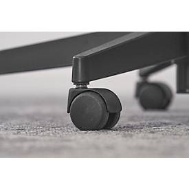 NowyStyl Bürostuhl Intrata, mit Armlehnen, Synchronmechanik, Muldensitz, schwarz