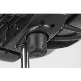 NowyStyl Bürostuhl Intrata, mit Armlehnen, Synchronmechanik, Muldensitz, schwarz